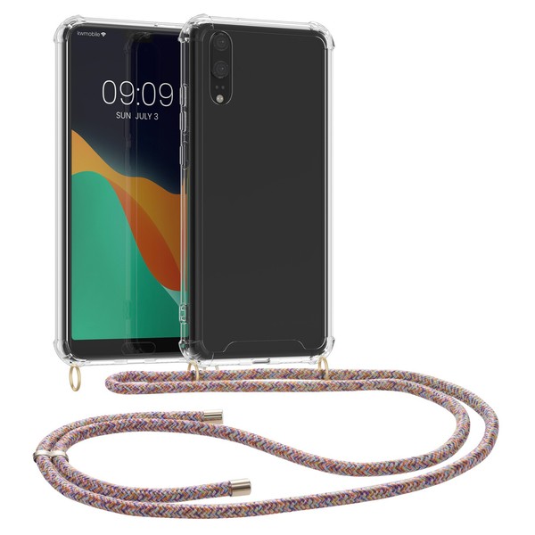 HüLle FüR Huawei P20 Mit UmhäNgekette Handy Cover Case SchutzhüLle Backcover-image