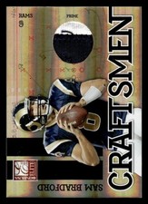 2011 DONRUSS ELITE SAM BRADFORD 22 MINT CRAFTSMEN JERSEYS PRIME PATCH 37/50 RAMS
