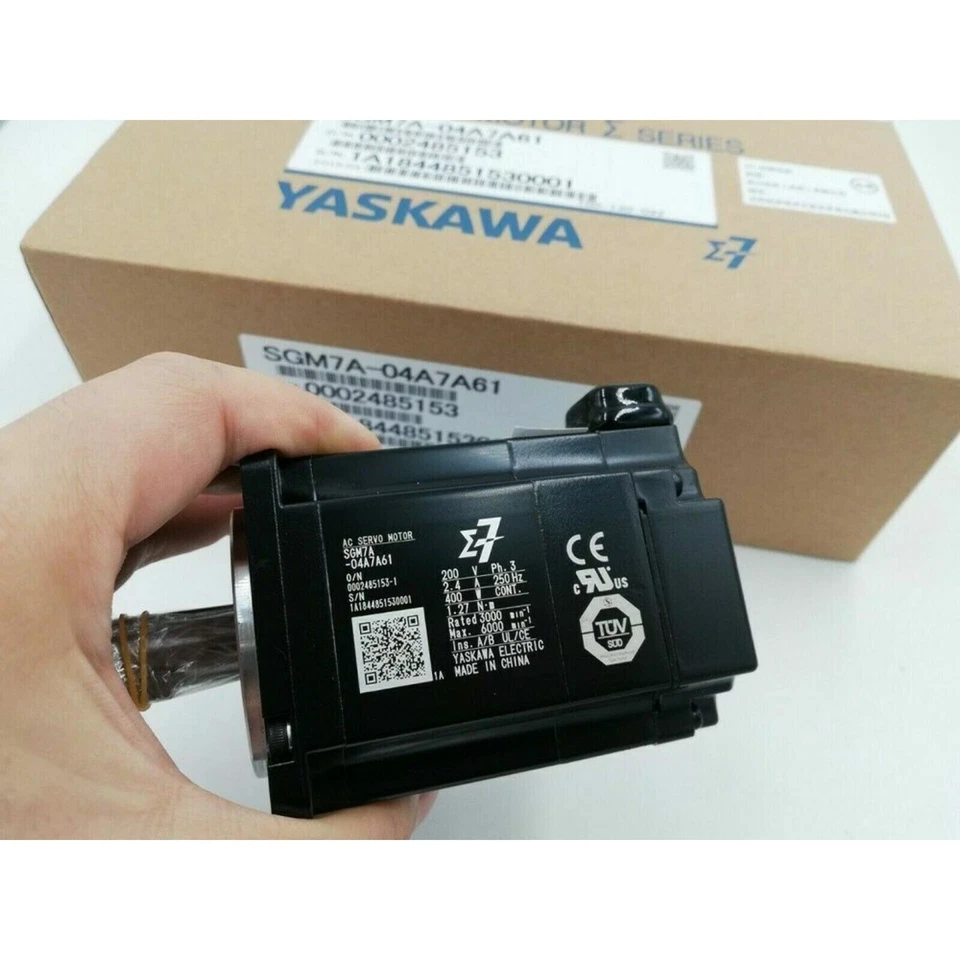 Servomotor de CA YASKAWA SGM7A-04A7A61 SGM7A04A7A61 de impuestos libres de EE. UU. Foto 2 de 3