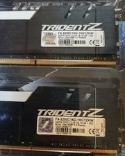 G.SKILL Trident Z 16GB 2x8GB DDR4 3200MHz RAM F4-3200C16D-16GTZKW