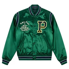 Embroidered Baseball Jacket Custom Satin Jackets Personalized Varsity Jackets