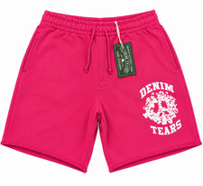 Denim Tears University Sweat Shorts Men s XL Pink White NWT Authentic