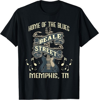 Home The Blues Beale Street Memphis - Musician Guitarist T-Shirt