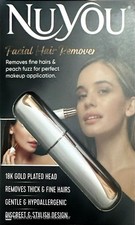 JML NuYou Facial Hair Remover 18K Gold Plated Battery Operated