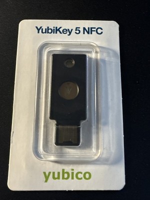 YubiKey 5 NFC USB-A Security Key 2FA FIDO2 U2F Smartcard Yubico