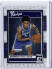 2017-18 Donruss Optic The Rookies De'Aaron Fox #5 Kings Spurs