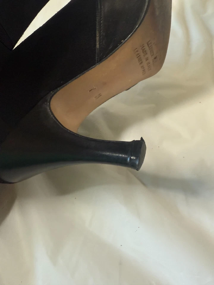 Botín Ellen Tracy CUERO Y Gamuza talla 7 M ITALIA Foto 2 de 4