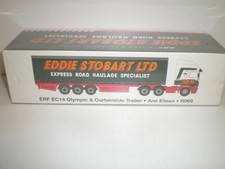 ATLAS 4649131 Eddie Stobart ERF EC14 Olympic & Curtainside Trailer Ann Eileen