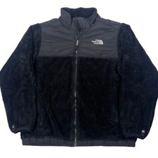 The North Face Jacket Youth Girls XL Black Denali Fleece Teddy Winter Outdoors