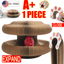 Cat Accordion Magic Organ Cat Scratching Board Cat Toy Durable No Crumbs US