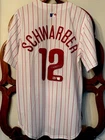 Kyle Schwarber Signed Phillies MLB Genuine Nike Authentic - Verified