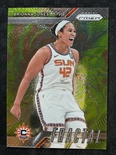 2024 Panini Prizm Brionna Jones Fractal #9 Green Prizm Connecticut Sun