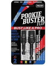 Pookie Buster Flip 4 Hex Sizes in One Set (1/4", 5/16", 3/8", 7/16") HVAC Tool