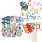 Fun Express Math Flash Card Sets on a Ring for 6 - Assortments May Vary