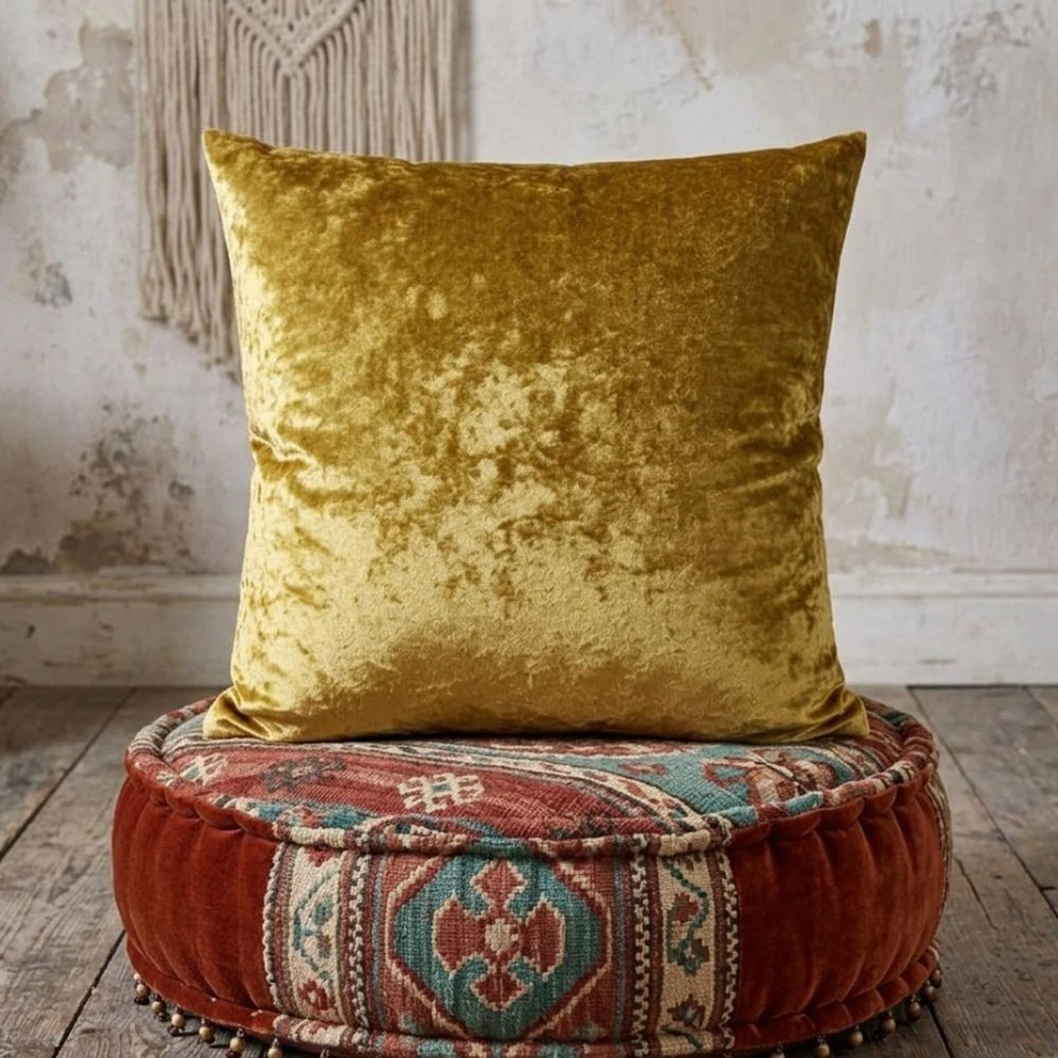 Velvet Cushion Cover Front View