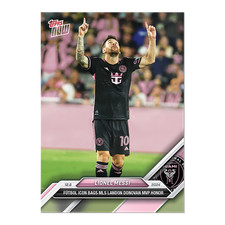 Lionel Messi - 2024 MLS Topps Now Card 173 - Print Run: 6,376 Inter Miami CF