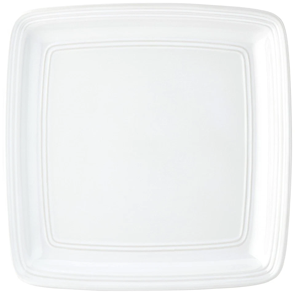 Square Dinnerware Sets | White Kitchen Plates, Bowls, and Mugs | 16 Piece Sto... - Image 3 of 4