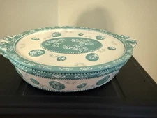 TEMPTATIONS EASTER EGG CASSEROLE SET LIGHT BLUE