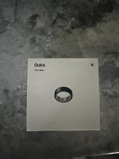 NEW Oura Ring 4 Smart Ring 4th Gen. Size 8 black Activity Tracker