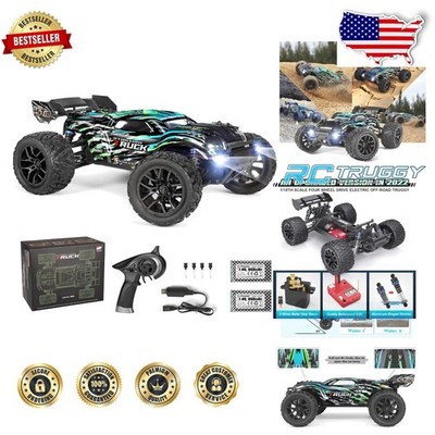Waterproof RC Car 1:18 Speed 4WD Off-Road Truggy 2 Batt