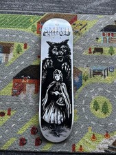 RYAN SMITH MYSTERY SKATEBOARD DECK WOLF SKATE BLACK LITTLE RED RIDING HOOD 8.0