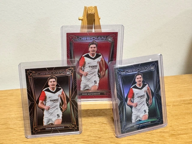 3x Panini Obsidian Igor Matanovic Frankfurt RC /10 /20 /40 Kroatia World Cup