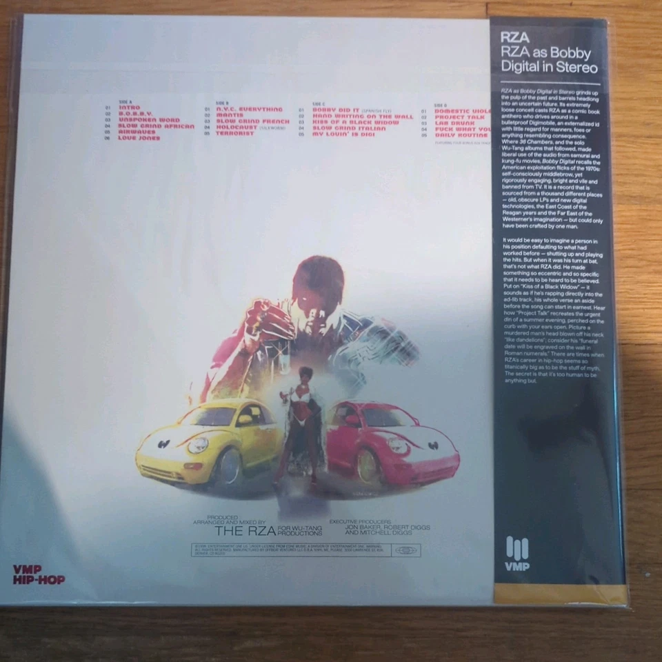 RZA As Bobby Digital in Stereo 2LP Mantis Green Vinyl Me Please Wu Tang VMP New - Image 2 of 2