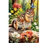 Briarwood Lane Spring Chipmunks Garden Flag 12x18