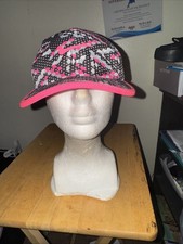 Little Girls Hot Pink/black/gray Nike Cap Dri-Fit Size 4/6x New W/out Tags