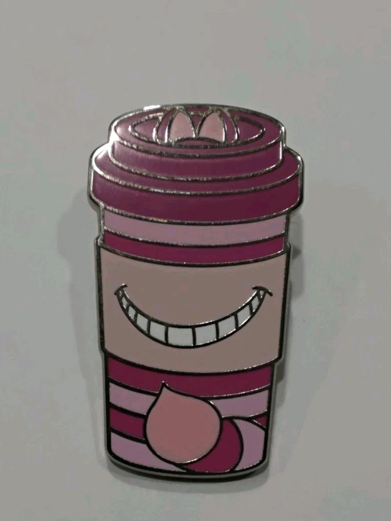 Disney Parks Cheshire Cat Coffee Cup Mystery Enamel Trading Pin 2021