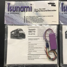 TSUNAMI TSU-1000 EMD 710 Sound Decoder P.N. 827103 