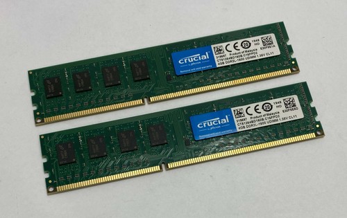 8GB Kit (2 x 4GB) Crucial CT51264BD160B.C16FPD2 PC3L-12800U DDR3 Computer Arbeitsspeicher
