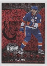 2014-15 Fleer Showcase Metal Universe PMG Red 91/100 John Tavares #5 dk8
