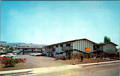Vintage Postcard Bay Fair Arms Apartments San Leandro California