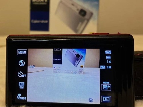 TOP ・ Wasserdicht Sony Cyber-shot DSC-TX5 Rot Komplett Zubehör - Bild 2 von 20