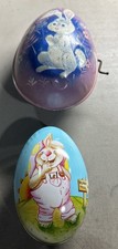 Vintage 1953 Mattel Musical Egg, and Vintage Easter Tin