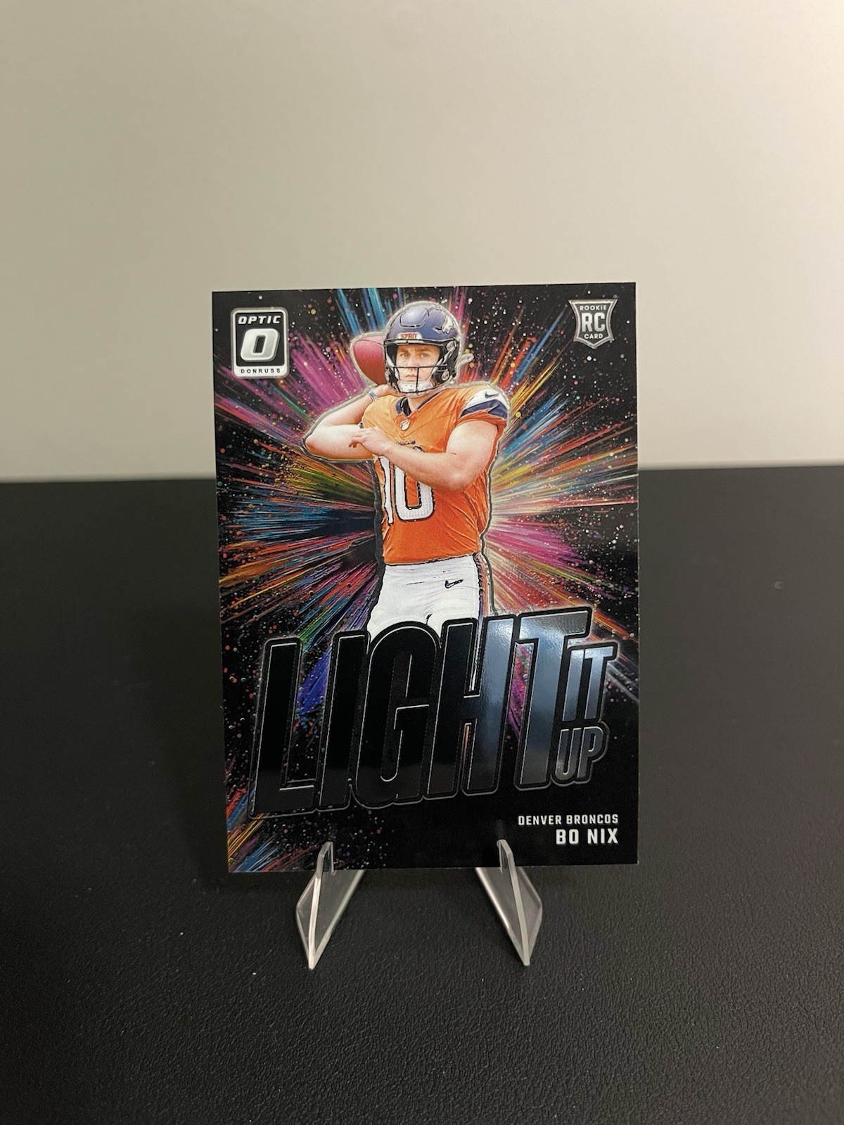 2024 Panini Donruss Optic - Light It Up Bo Nix #6 (RC)