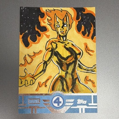 Topps Fantastic Nova 1/1 Sketch Non-Sport Trading Card