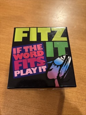 Fitz It If The Word Fits Play It Word Card Game by Gamewright Complete