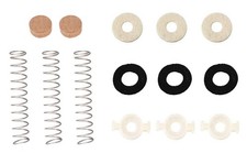 Jiayouy 14Pcs Trumpet Valve Spring Felt Washers Cork Pad Set Multicolor,White