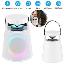 Mini Portable Bluetooth Wireless Speaker QFX BT-16 USB AUX FM Radio Stereo Bass