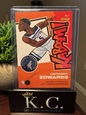 2024-25 Panini Revolution ANTHONY EDWARDS Horizontal KaBOOM! SSP