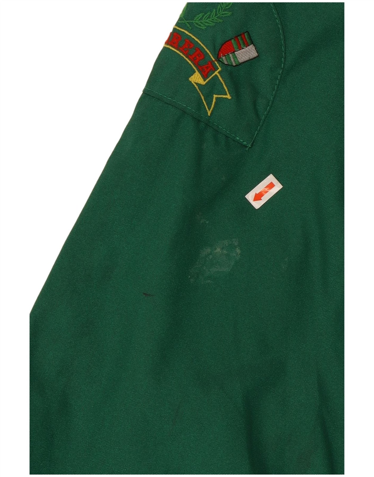 CARRERA Mens Loose Fit Windbreaker Jacket UK 38 Medium Green Polyamide BS21 image 3