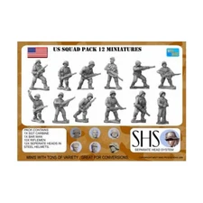 West Wind Berlin or Bust Separate Heads 28mm American Infantry Squad Pack New