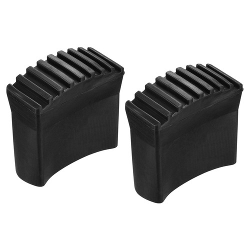 2Pcs Rubber Steep Ladder Non-Slip Feet Mat Pad Cover Ladder Accessories Black - Zdjęcie 1 z 5