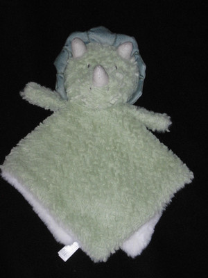 Dream Gro Green Dinosaur Security Blanket Baby Lovey Plush Dreamgro