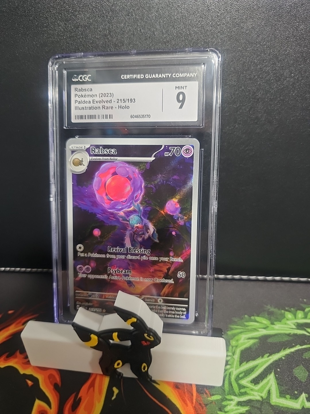 Rabsca 215/193 Sv02: Paldea Evolved Holo - Graded PSA 9 Mint