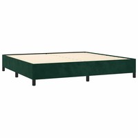 Bettgestell Ohne Matratze DunkelgrüN 200X200 Cm Samt