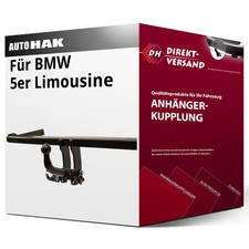 Für BMW 5er Limousine E39 (Auto Hak) Anhängerkupplung horizontal abnehmbar neu