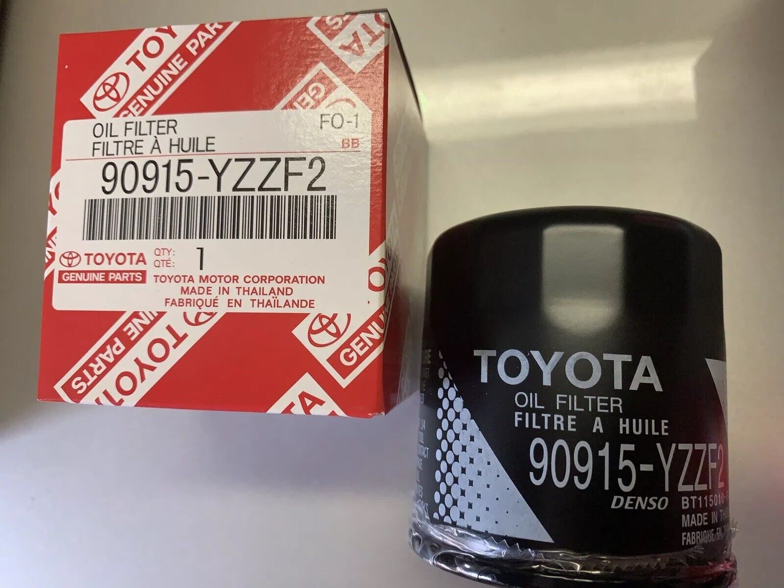 Toyota Genuine OEM Oil Filter 90915-YZZF2 